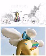 湖州商场装饰 不锈钢彩绘大象雕塑 可爱小象动物摆件;