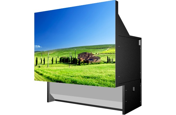 投影箱体采用隔离防尘设计,防止投影机镜头,反射镜,屏幕内侧吸附